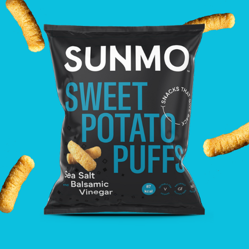 Sweet Potato Puffs - Sea Salt and Balsamic Vinegar (Box of 12)