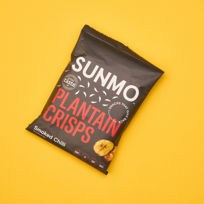 Smoked Chilli Plantain Crisps (Box of 12)