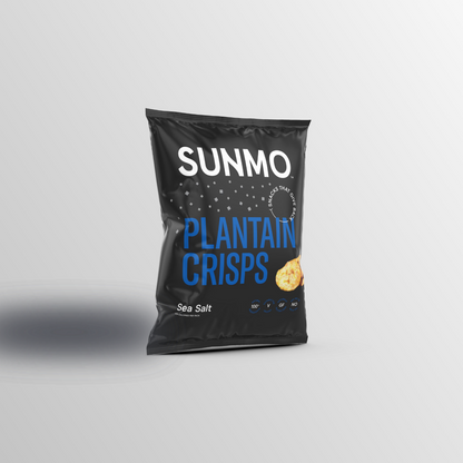 Sea Salt Plantain Crisps (Box of 12)