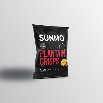 Smoked Chilli Plantain Crisps (Box of 12)